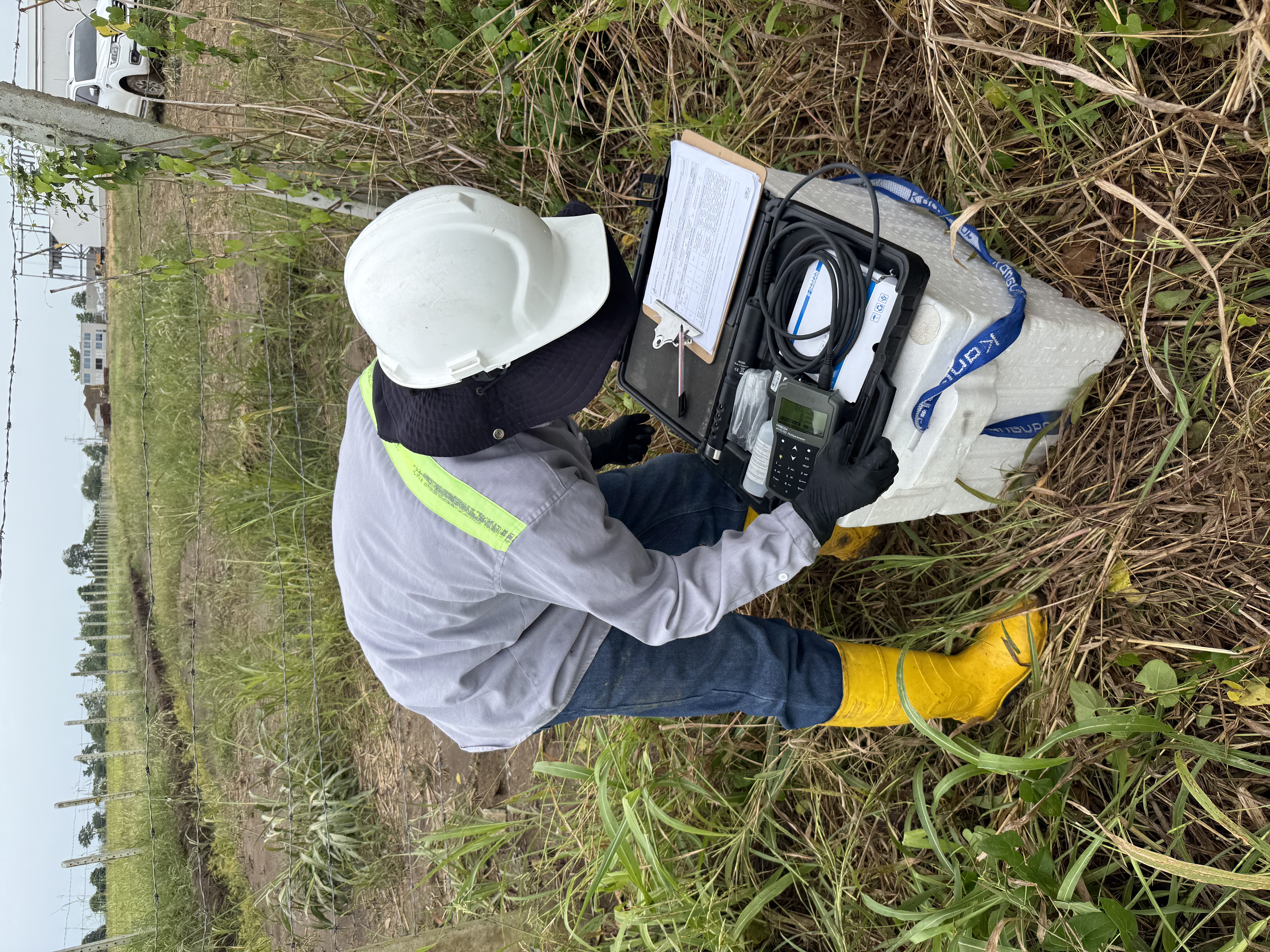 Monitoreo de calidad hídrica